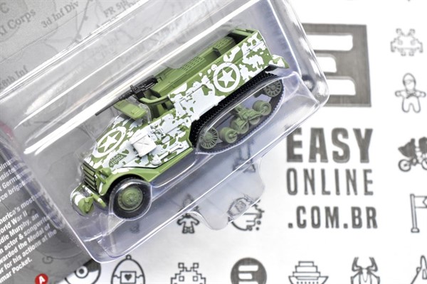 JOHNNY LIGHTNING WW2 | BLINDADO M2 HALF-TRACK 1/64