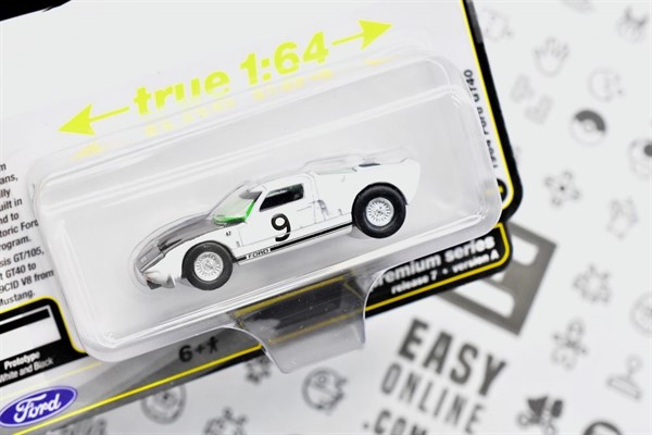 MINIATURA 1/64 AUTO WORLD 1964 FORD GT40 | COLEÇÃO DIECAST