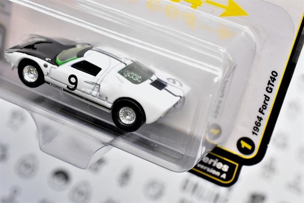MINIATURA 1/64 AUTO WORLD 1964 FORD GT40 | COLEÇÃO DIECAST