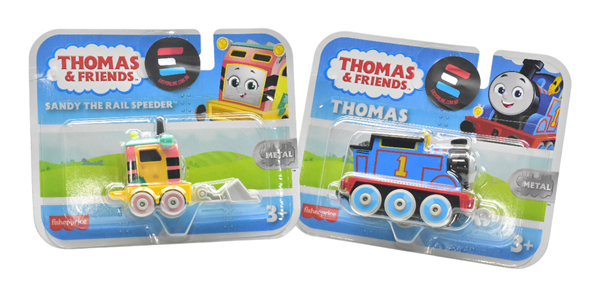 THOMAS E SEUS AMIGOS KIT 2 TRENZINHOS THOMAS & SANDY FISHER PRICE