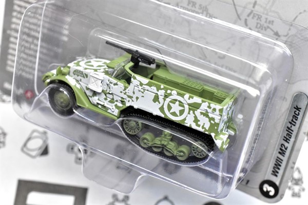 JOHNNY LIGHTNING WW2 | BLINDADO M2 HALF-TRACK 1/64
