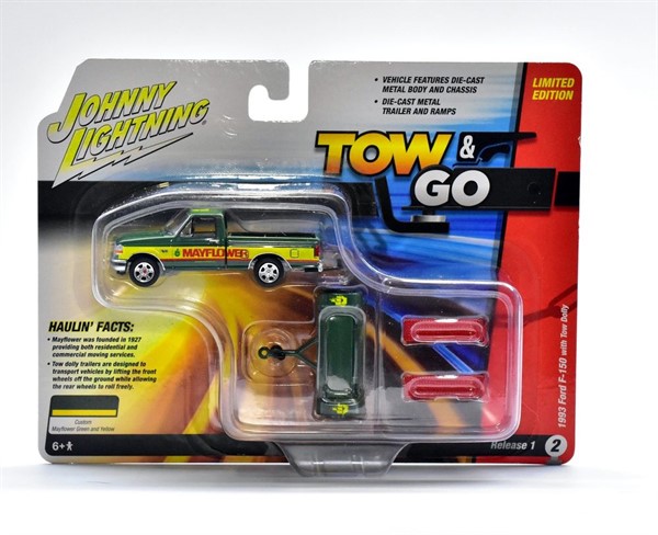 JOHNNY LIGHTNING 1/64 | FORD F-150 E REBOQUE MAYFLOWER