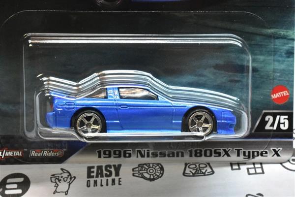 HOTWHEELS PREMIUM 1996 NISSAN 180SX TYPE X 1/64
