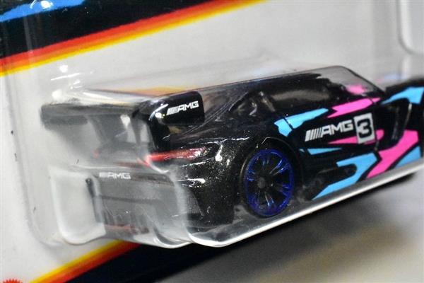 Hot Wheels '16 Mercedes AMG GT3 Die-Cast Car – Neon Speeders Series, 1:64 Scale, Black Finish - View #7
