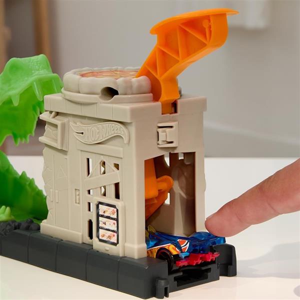 HOT WHEELS NEMESIS CROCODILO ATAQUE PIZZA LOOP - C/ CARRINHO