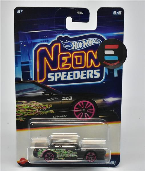 HW NEON SPEEDERS NISSAN SILVIA (S13) PRETO 2025