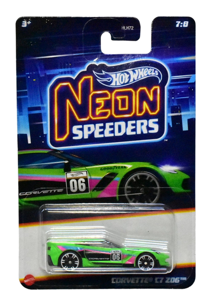 HOT WHEELS NEON SPEEDERS | CORVETTE C7 Z06 PARA COLEÇÃO