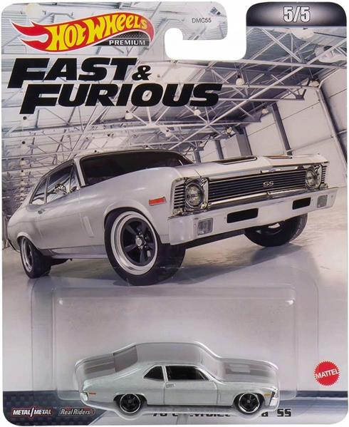 HOT WHEELS PREMIUM - FAST & FURIOUS - 1970 CHEVROLET NOVA SS 3/5