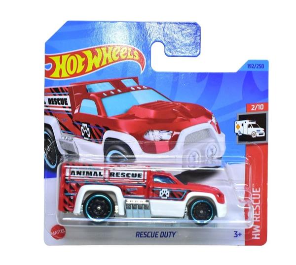 HOT WHEELS RESCUE DUTY CARRINHO DE RESGATE E EMERGÊNCIA