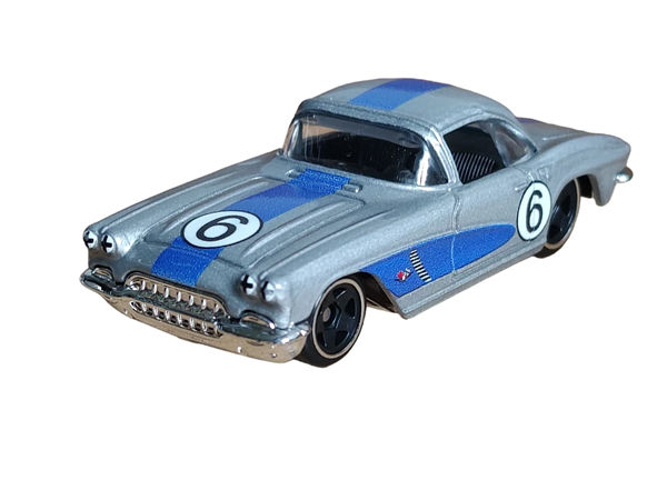 ミニカー HotWheels Vintage Racing HOT WHEELS - VINTAGE RACING CLUB - 2024 - 1/5 - 1962 CORVETTE