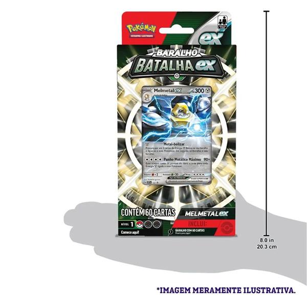 JOGO DE CARTAS POKEMON - DECK BATALHA - MELMETAL ex - COPAG