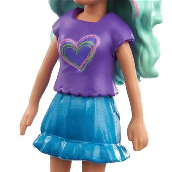 BONECA POLLY POCKET IMPULSE - AMIGA POLLY CABELO TURQUESA - HKV81