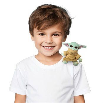 PELUCIA DE OMBRO GRUDINHO - GROGU - ORIGINAL DISNEY  - 15cm