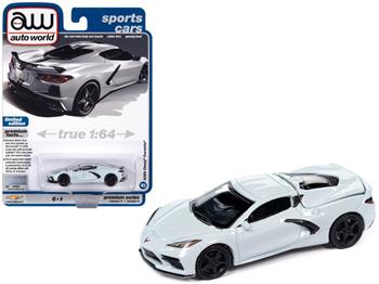 AUTO WORLD - 2022 CHEVY CORVETTE  - CERAMIC MATRIX GRAY - 1/64