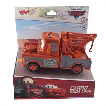 DISNEY PIXAR - CARROS - MATE (MATER) - 13cm (1/32) - RODA LIVRE
