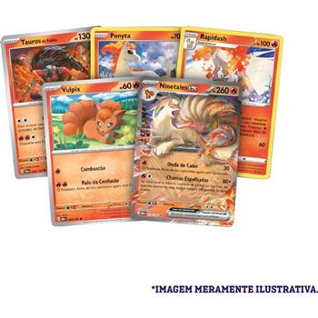 JOGO DE CARTAS POKÉMON - DECK DE BATALHA DELUXE - NINETALES ex