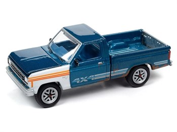 JOHNNY LIGHTNING - CAMIONETE FORD RANGER 1984 - BRITE BLUE/WHITE - 1/64