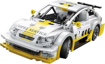 CaDA - BLOCOS DE MONTAR  - CARRO OPEL ASTRA V8 COUPE  - 1/20 - c/ RADIO CONTROLE