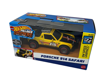HOT WHEELS - PULL-BACK SPEEDERS  - PORSCHE 914 SAFARI - 1/43