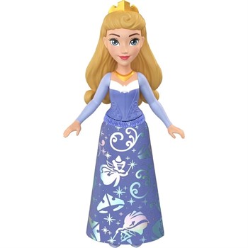 MINI BONECA DISNEY PRINCESAS - AURORA (VESTIDO AZUL)  - 9cm
