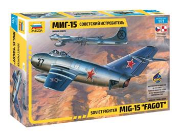 1/72 - SOVIET FIGHTER MIG-15 "FAGOT"  - ZVEZDA - #7317