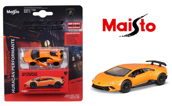 1/64  MAISTO - SPEED ICONS - LABORGHINI HURACÁN HIGH PERFORMANCE - LARANJA