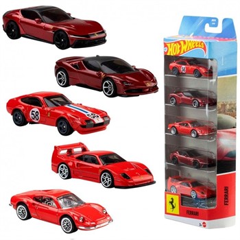 HOT WHEELS - 5-PACK - FERRARI