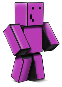 BONECA MINECRAFT - YOUTUBER - BONECO PROBLEMS - MELZINHA - 25cm
