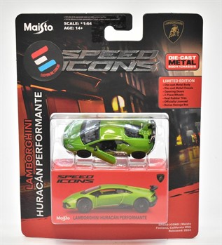 MAISTO - SPEED ICONS - LABORGHINI HURACÁN HIGH  PERFORMANCE - VERDE - 1/64
