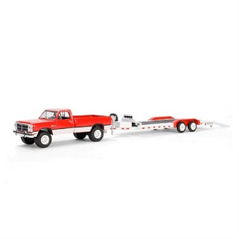 GREENLIGHT - HITCH & TOW - 1991 DODGE RAM POWER RAM 250 & HEAVY DUTY HAULER - 1/64