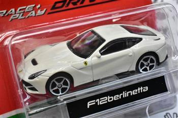1/64 BBURAGO - RACE & PLAY - FERRARI F12 BERLINETA - BRANCA