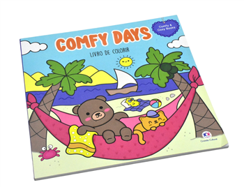 LIVRO DE COLORIR - COMFY DAYS - COMFY & COZY