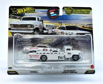 HOT WHEELS - TEAM TRANSPORT - #87 -61 IMPALA & HORIZON HAULER