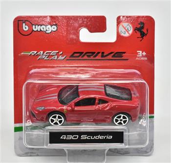 1/64 BBURAGO - RACE & PLAY - FERRARI 430 SCUDERIA