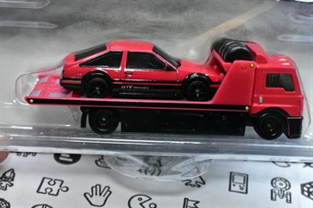 HOT WHEELS - TEAM TRANSPORT - #84 - TOYOTA AE86 SPRINTER TRUENO & FLEET STREET