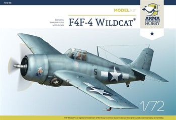 ARMA HOBBY -  GRUMMAN F4F-4 WILDCAT - 1/72