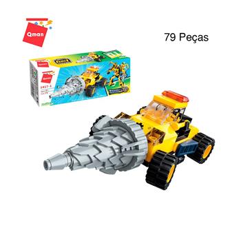 BLOCO DE MONTAR QMAN - TRANS COLLECTOR - VEÍCULO DE PERFURAÇÃO (DRILL CAR) - 1/6