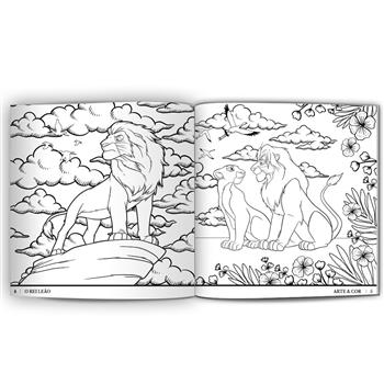LIVRO DE COLORIR DISNEY - O REI LEAO - ARTE E COR