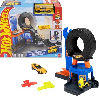 HOT WHEELS  -  PISTA CITY - LOJA DE PNEUS DO CENTRO DA CIDADE