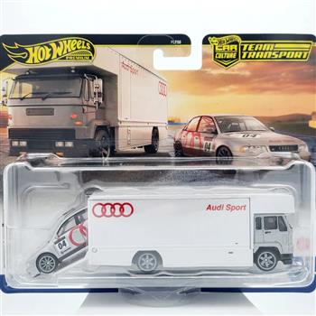 HOT WHEELS - TEAM TRANSPORT - #77 - AUDI S4 QUATTRO & FLEET FLYER