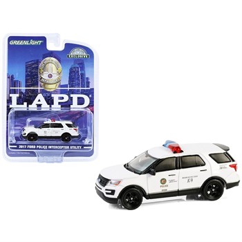 GREENLIGHT - 2017 FORD POLICE INTERCEPTOR LADP K-9 SECTION - 1/64