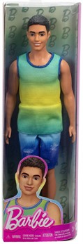 BARBIE FASHIONISTA - KEN MORENO COM CAMISA REGATA - #236