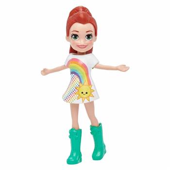 BONECA POLLY POCKET IMPULSE - LILA - VESTIDO ARCO ÍRIS - HDW47
