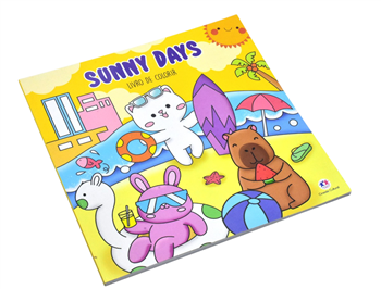 LIVRO DE COLORIR - SUNNY DAYS - COMFY & COZY