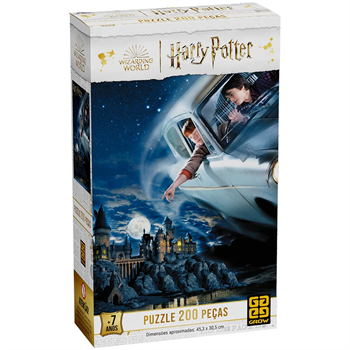 QUEBRA-CABEÇA - HARRY POTTER  - 200 PEÇAS - GROW
