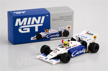 MINI GT - F1 TOLEMAN TG 184 #19 - AYRTON SENNA 1984 MONACO GP - 2nd PLACE