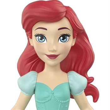 MINI BONECA DISNEY PRINCESAS - ARIEL COM VESTIDO VERDE  - 9cm