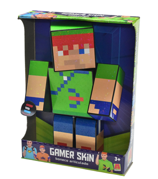 BONECO MINECRAFT - YOUTUBER - BONECO FAMILIA ARQUEIRA - ROBIN HOOD- 25cm