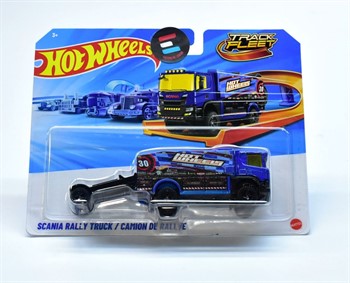 HOT WHEELS - CAMINHÃO TRACK FLEET - SCANIA RALLY TRUCK - 1/64