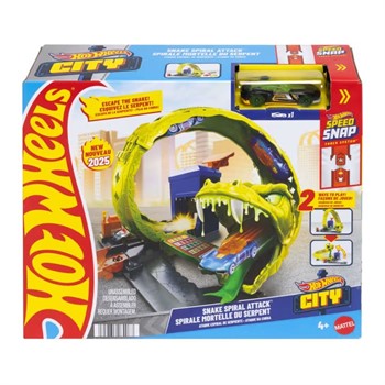 HOT WHEELS - PISTA CITY - ATAQUE DE COBRA LOOP - SNAKE SPIRAL ATTACK